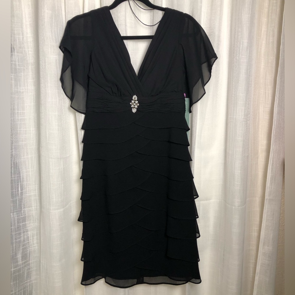 Scarlett Nite Black Dress NWT SIZE 6 - Picture 3 of 15